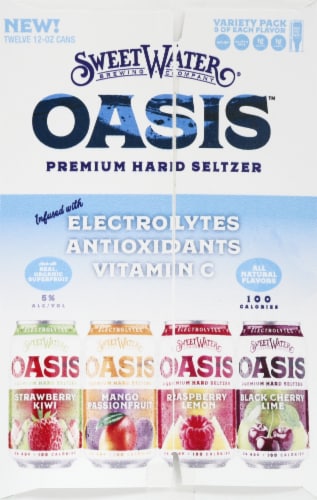 SweetWater Brewing Co. Oasis Premium Hard Seltzer Variety Pack