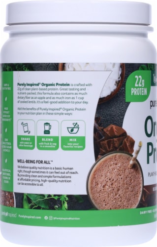 Purely Inspired® Organic Decadent Chocolate Protein Powder Perspective: left