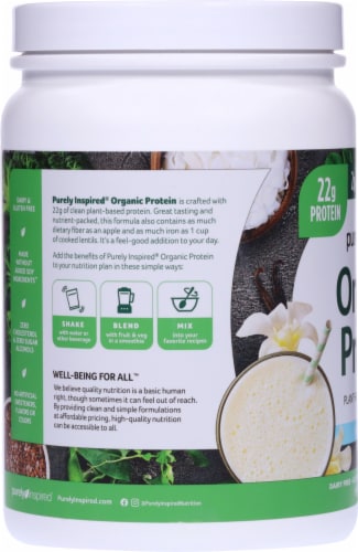 Purely Inspired® Organic Vanilla Protein Powder Perspective: left