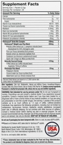 Hydroxycut® Wildberry Instant Drink Mix Dietary Supplement Packets Perspective: left