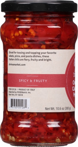 Divina - Peppers Chopd Calabrian - Case of 6 - 10.6 oz. Perspective: left