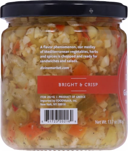 Divina® Chicago-Style Giardiniera Perspective: left