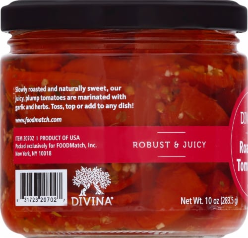 Divina All-Natural Roasted Red Tomatoes Perspective: left