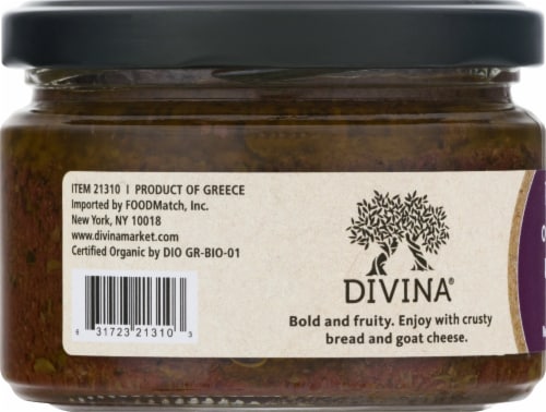 Divina® Organic Kalamata Olive Spread Perspective: left