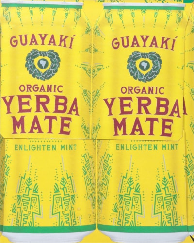 Guayaki Yerba Mate Enlighten Mint High Energy Drink