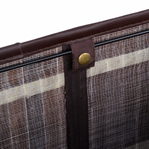 Slickblue Rectangle Hamper Laundry Basket Washing Cloth Bin Storage Bag Perspective: left