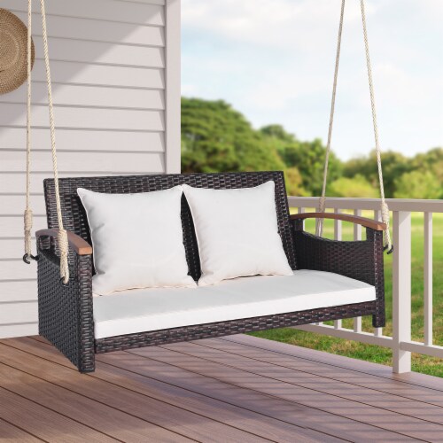 Rattan porch swing new arrivals