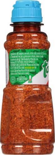 Tajin Clasico with Lime Low Sodium Snack Seasoning Perspective: left