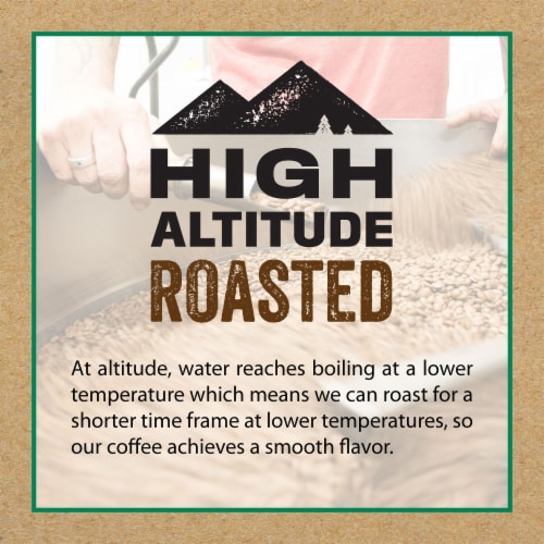 Boulder Organic Coffee® Fair Trade Organic Peruvian Medium Roast Coffee Perspective: left