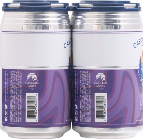 Cascade Lakes Hazy IPA Beer Perspective: left