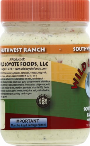 Wild Coyote Southwest Ranch Dressing Dip Perspective: left