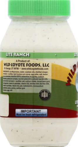 Wild Coyote Lite Ranch Dressing Perspective: left