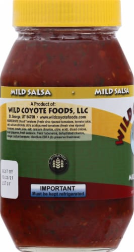 Wild Coyote Mild Salsa Perspective: left