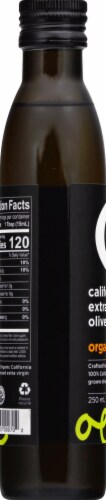 O® Olive Oil Organic California Extra Virgin Olive Oil Perspective: left
