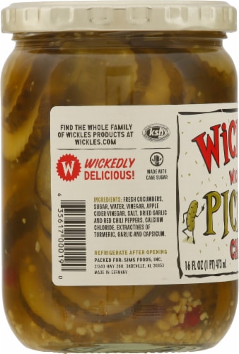 Wickles™ Wicked Pickle Chips Perspective: left