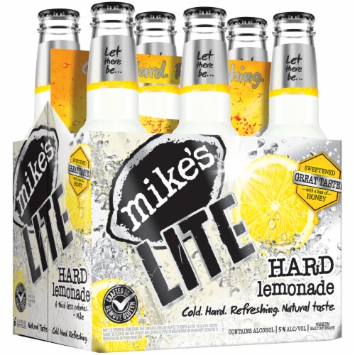 Mike's Lite Hard Lemonade Perspective: left