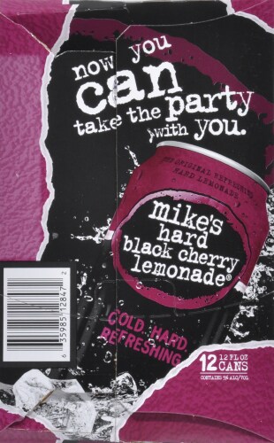 Mike's Black Cherry Hard Lemonade Perspective: left
