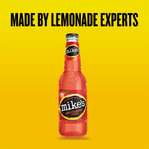 Mike's Hard Strawberry Lemonade Perspective: left