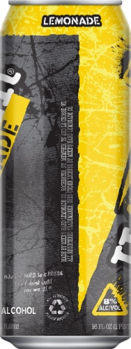 Mike's Harder Premium Hard Lemonade Single Can Perspective: left