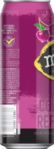 Mike's Black Cherry Hard Lemonade Single Can Perspective: left