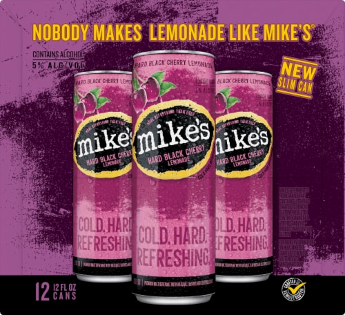Mike's Black Cherry Hard Lemonade Perspective: left