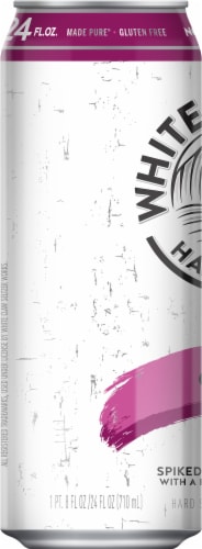 White Claw Cherry Hard Seltzer Single Can Perspective: left