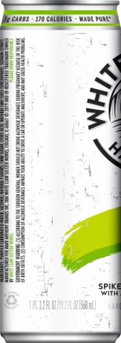 White Claw Lime Hard Seltzer Single Can Perspective: left