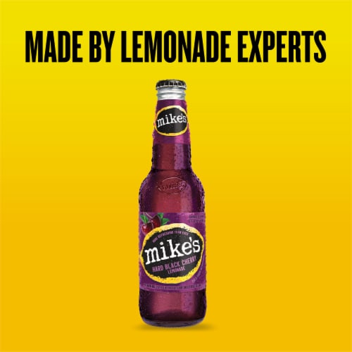 Mike's Black Cherry Hard Lemonade Perspective: left