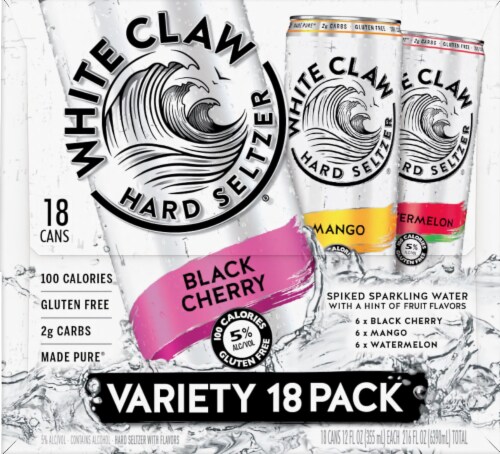 White Claw Spiked Seltzer Variety Pack Perspective: left