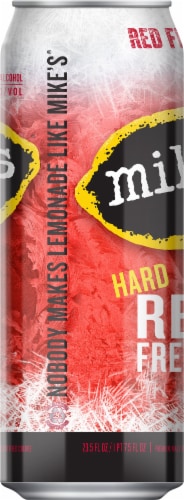 Mike's Hard Freeze Red Premium Malt Beverage Perspective: left