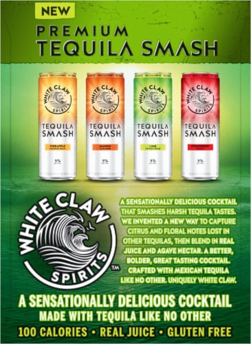 White Claw Spirits Tequila Smash Variety Pack Perspective: left