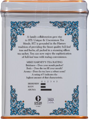 Harney & Sons Vanilla Comoro Tea Blend Perspective: left