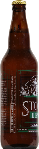 Stone Brewing Co. India Pale Ale Perspective: left