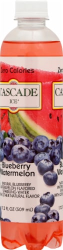 Cascade Ice® Blueberry Watermelon Flavored Sparkling Water Perspective: left