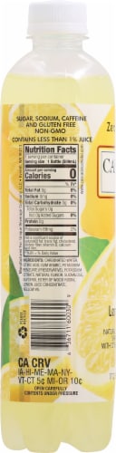 Cascade Ice Sparkling Lemonade Water Perspective: left