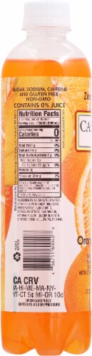 Cascade Ice Sparkling Orange Mango Water Perspective: left