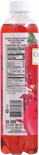 Cascade Ice® Pomegranate Berry Flavored Sparkling Bottled Water Perspective: left