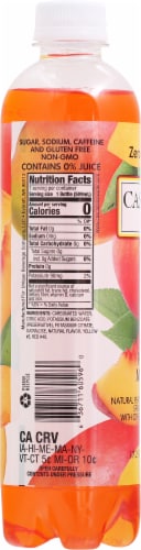Cascade Ice® Peach Mango Zero Calories Sparkling Water Perspective: left