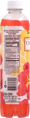 Cascade Ice Raspberry Lemonade Sparkling Water Perspective: left