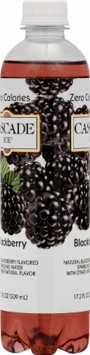 Cascade Ice® Blackberry Flavored Sparkling Bottled Water Perspective: left