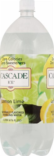 Cascade Ice® Lemon Lime Sparkling Water Perspective: left