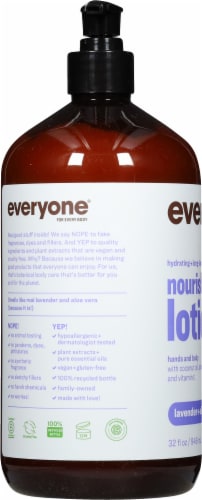 Everyone® Lavender + Aloe Nourishing Lotion Perspective: left