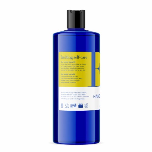 EO Essential Oil  Lemon & Eucalyptus Products Liquid Hand Soap Refill Perspective: left