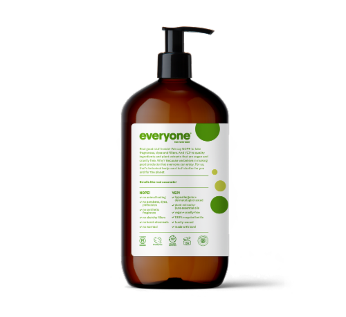 Everyone® 3in1 Tropical Coconut Kids Soap Perspective: left