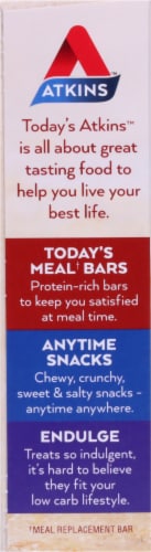Atkins Meal Bar Chocolate Almond Caramel Perspective: left