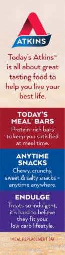 Atkins™ Cookies & Cream Protein-Rich Meal Bars Perspective: left