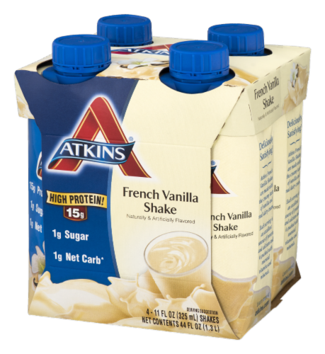 Atkins Advantage Vanilla Shakes Perspective: left