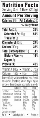 Atkins™ Chili Con Carne Frozen Meal Perspective: left
