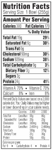 Atkins Crustless Chicken Pot Pie Frozen Meal Perspective: left
