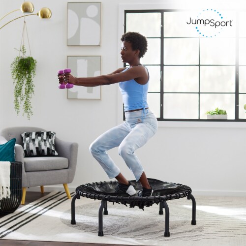 JumpSport 220 Fitness Rebounder Mini Trampoline for Home Cardio